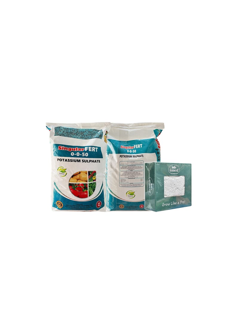 Potassium Sulphate NPK Fertilizer 0-0-50 | 25 KG