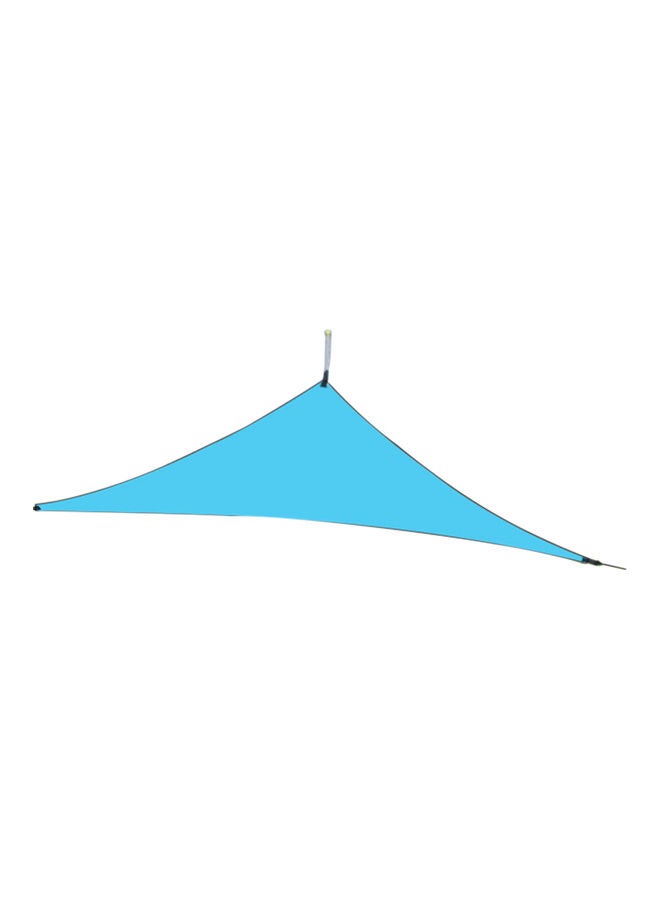 Waterproof UV-Resistant Sun Shade Sail Heavy Duty Triangle Canopy Blue 6 x 6 x 6meter