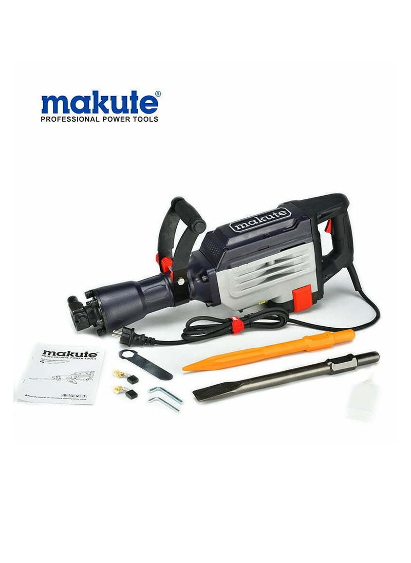 Makute DH85 Demolition Hammer - 85mm Chuck, 2800W, 220-240V Electric Power