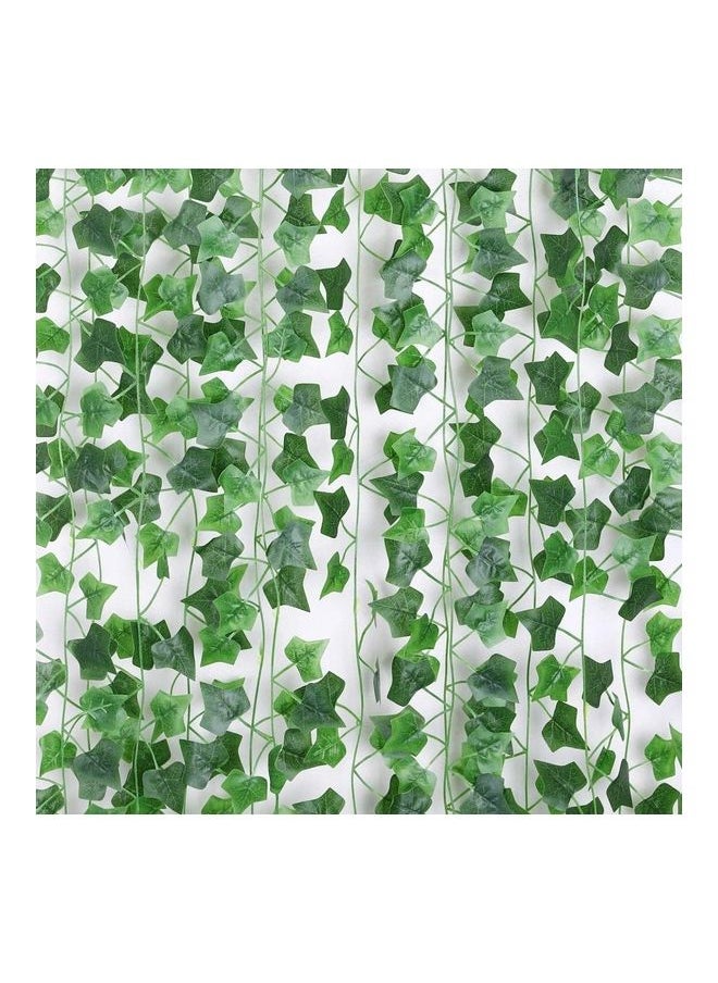 12-Piece Artificial Hanging Ivy Leaves multicolour 230cm