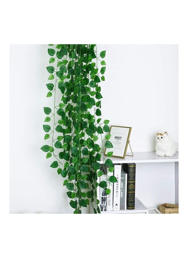 12-Piece Artificial Hanging Ivy Leaves multicolour 230cm