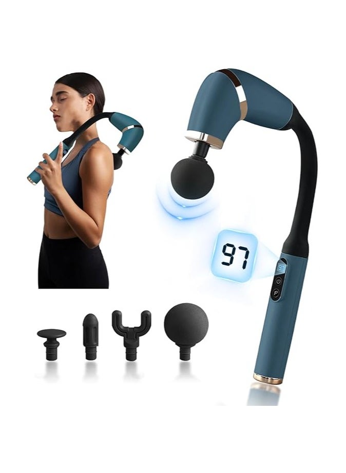 Massage Gun Deep Tissue – Handheld Percussion Massager with Display Screen, 12MM Portable Muscle Pain Relief for Back, Neck, Waist