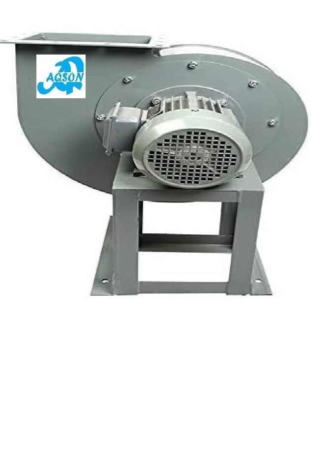 Blower 1.5Kw 2 Hp 3Phse Multi-Wing Turbine Carbon Steel Copper Motor Energy-Saving Industrial Fan Barbecue Kitchen Factory Large Public Place