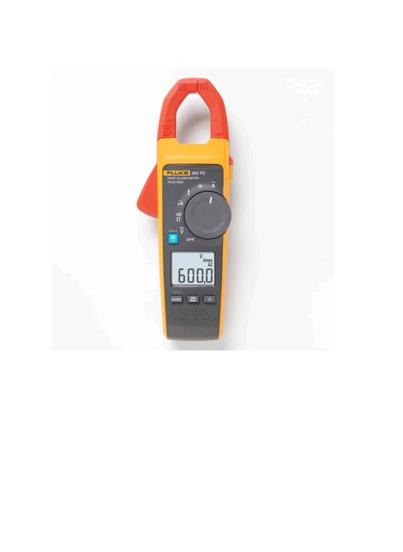 Fluke True RMS HVAC Clamp Meter, 600A, CAT IV 600V