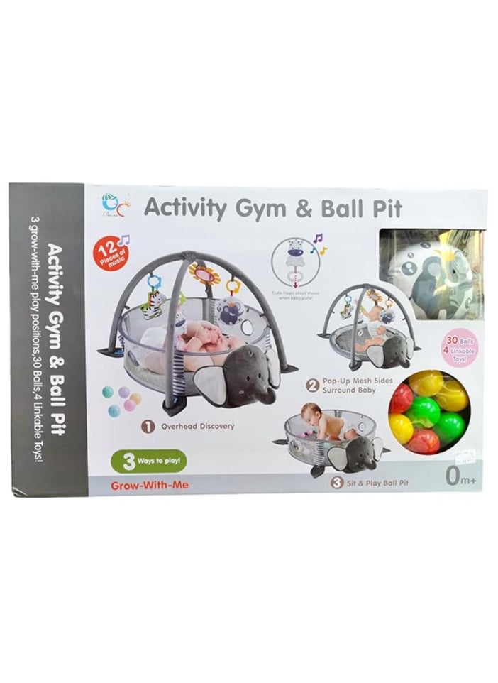 activity gym & ball pit 30 ball 4,linkable toys