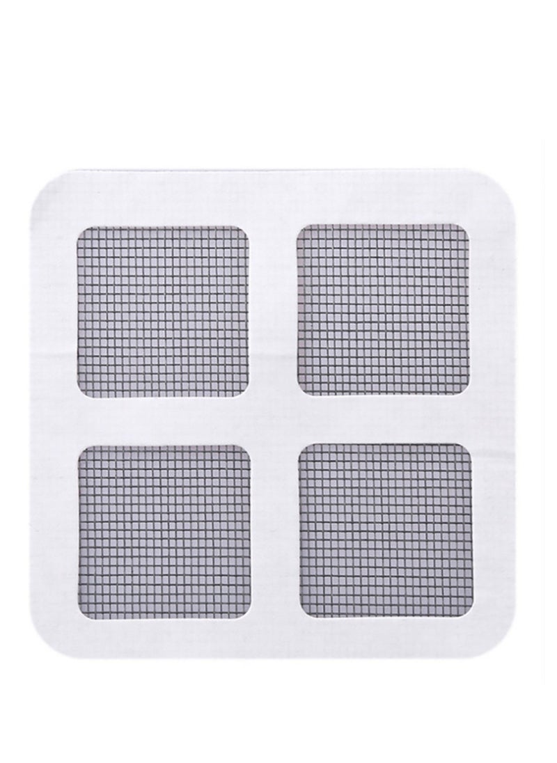 12 Pack Window and Door Screen Repair Kit Fiberglass Screen Repair Patches, Strong Adhesive Screen Repair Stickers Mesh Film Ideal for Fixing Small Holes and Tears, 4