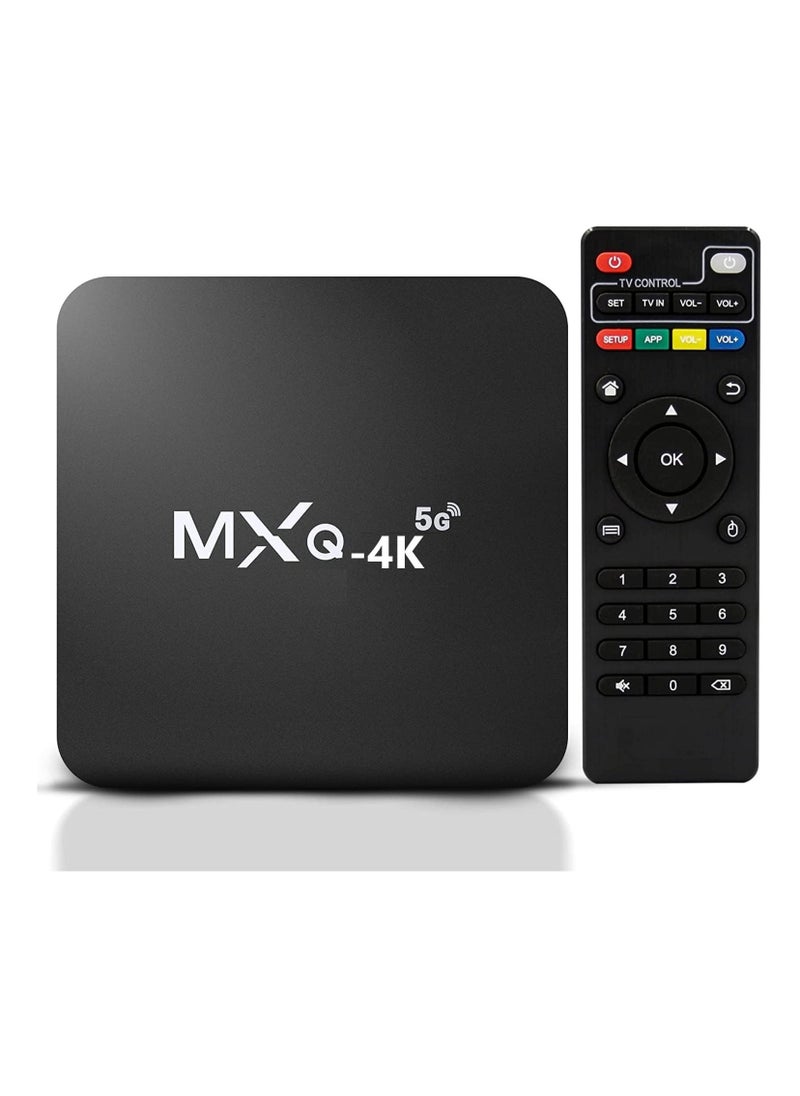 MXQ-4K 5G Android TV Box, 4GB RAM + 32GB ROM, Android TV Box