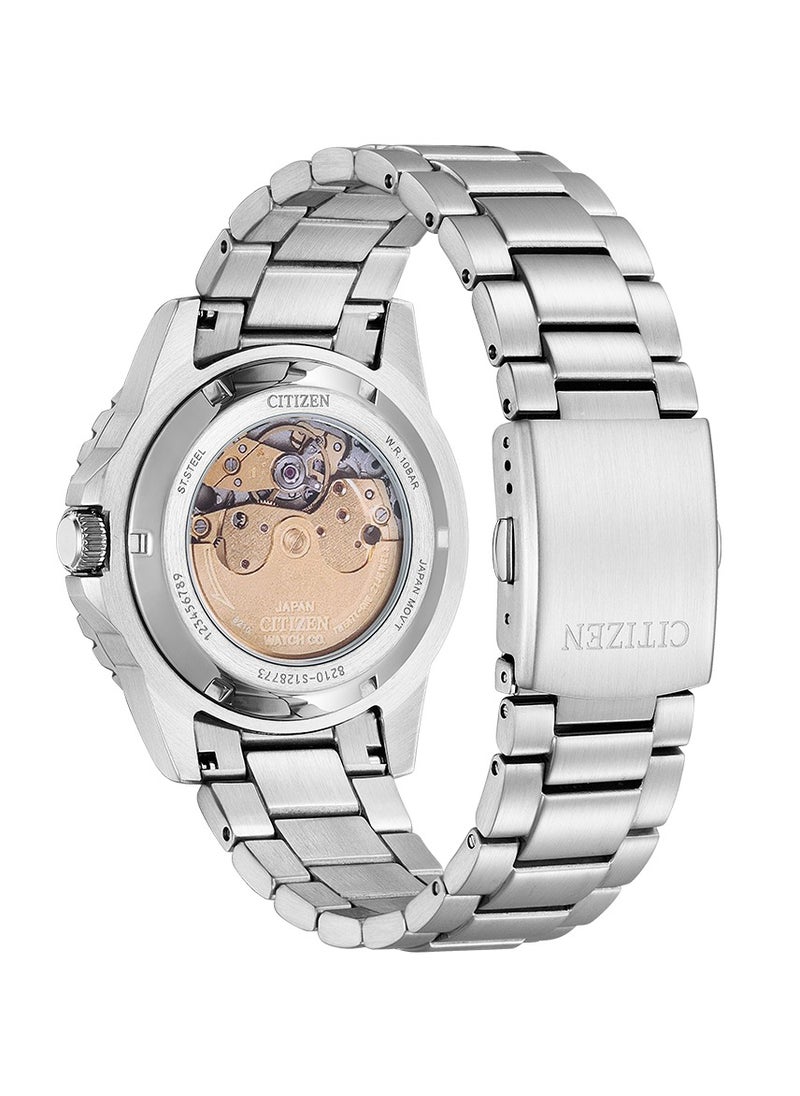 Citizen Men NJ0170-83Z Automatic Stainless Steel Watch 43mm Yellow