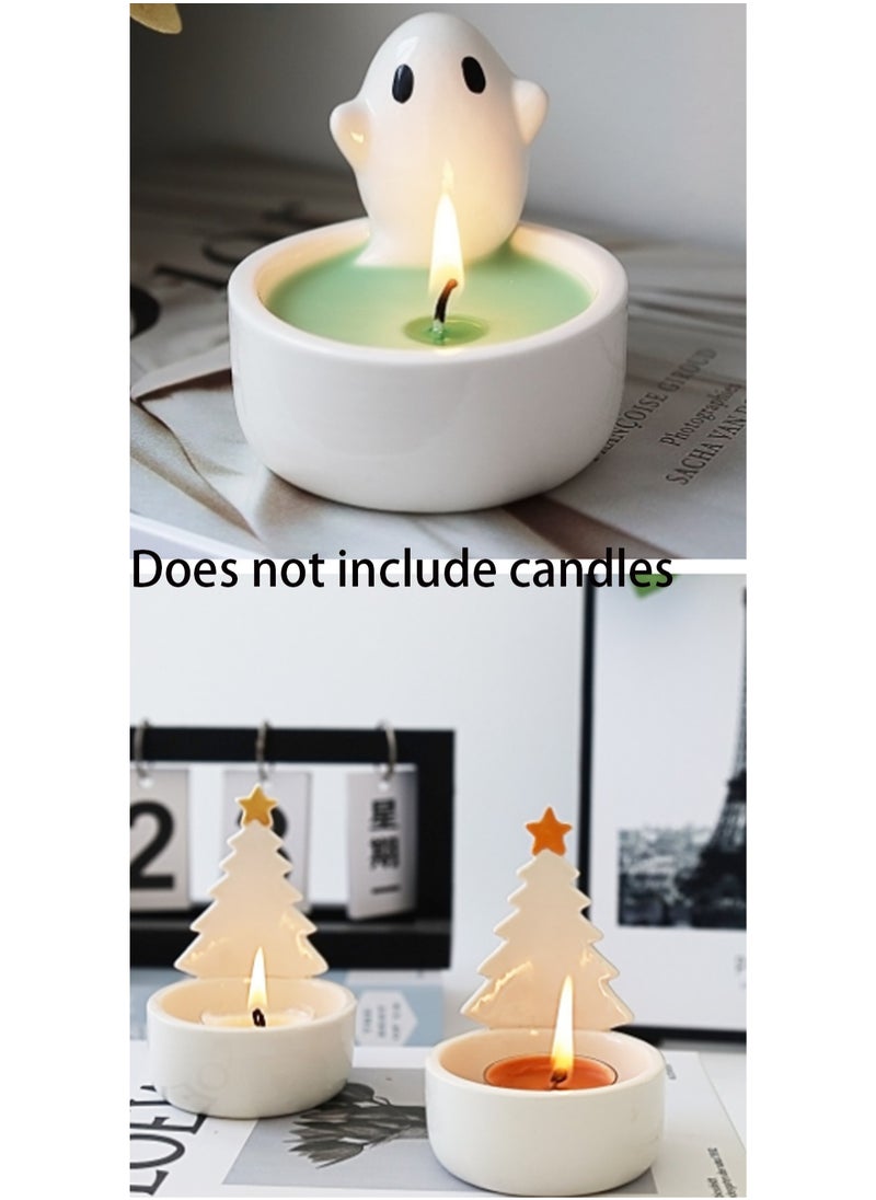 Beautiful Rabbit Candle Holder, Creative Candle Cup Ornaments, Suitable For All Kinds Of Candles, Suitable For Family Dining Table Home Decoration