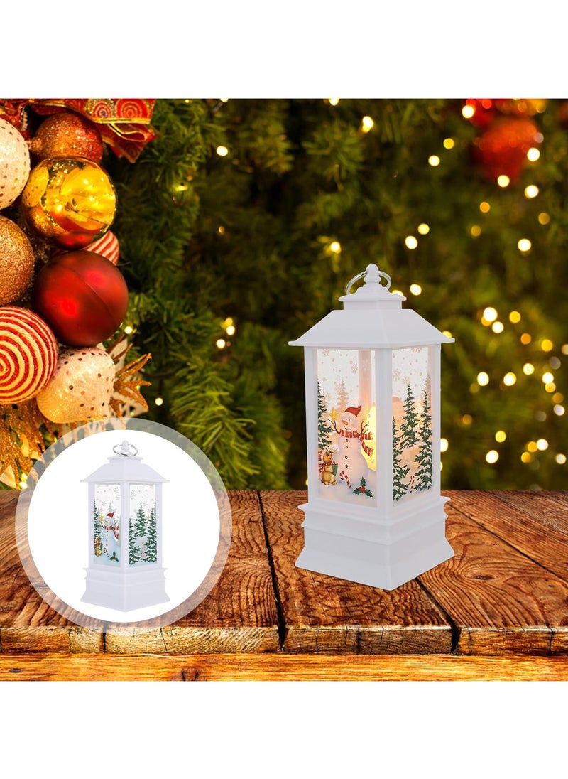 3pc Decorative Lamp Christmas Lantern Portable Christmas Lights Lantern Decoration Xmas Lantern