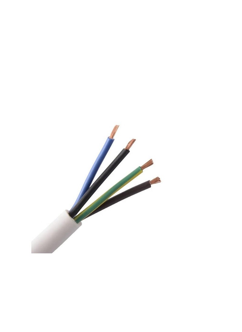 RR 1.5mm X 4Core Flexible Cable 100 Yard - White