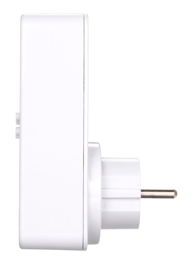 Digital Switch Socket Timer White 19 X 9 X 10cm