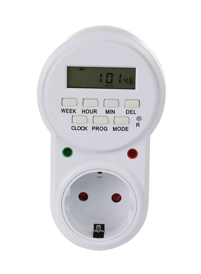 Smart Socket Digital Timer White