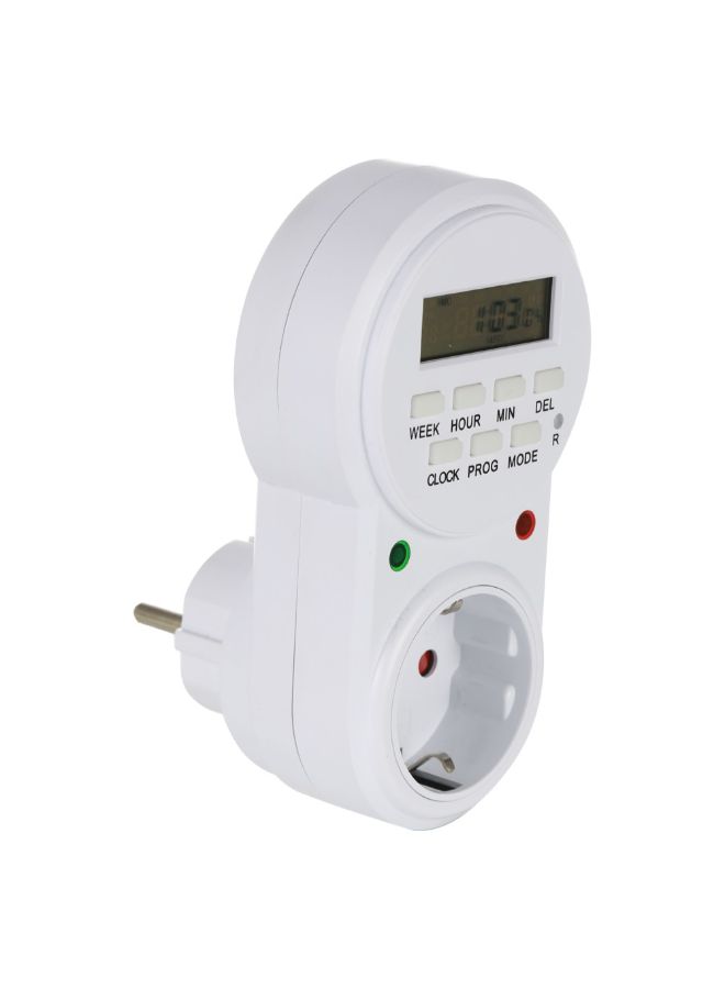 Smart Socket Digital Timer White