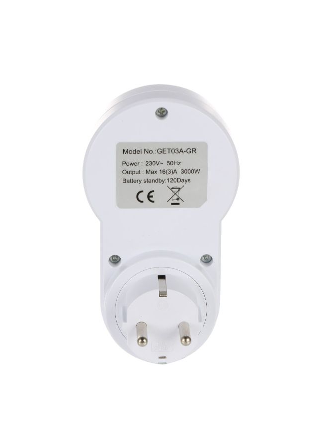 Smart Socket Digital Timer White