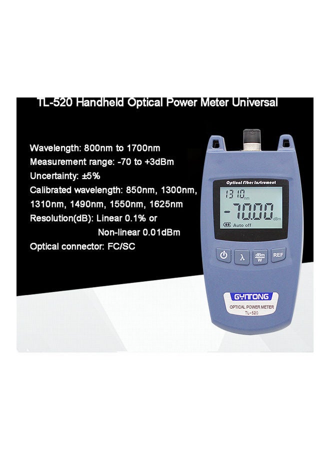 TL-520 Handheld Optical Power Meter Blue