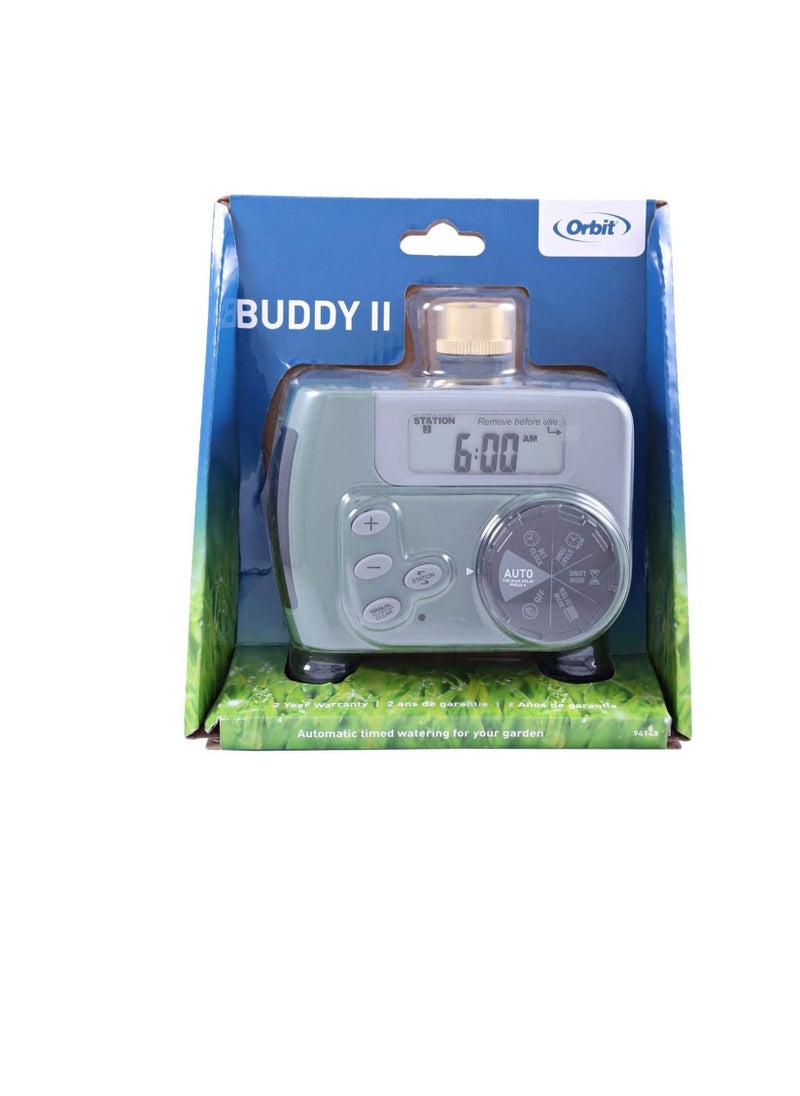 Orbit Buddy II Single Port Digital Timer Hose Water System - Silver