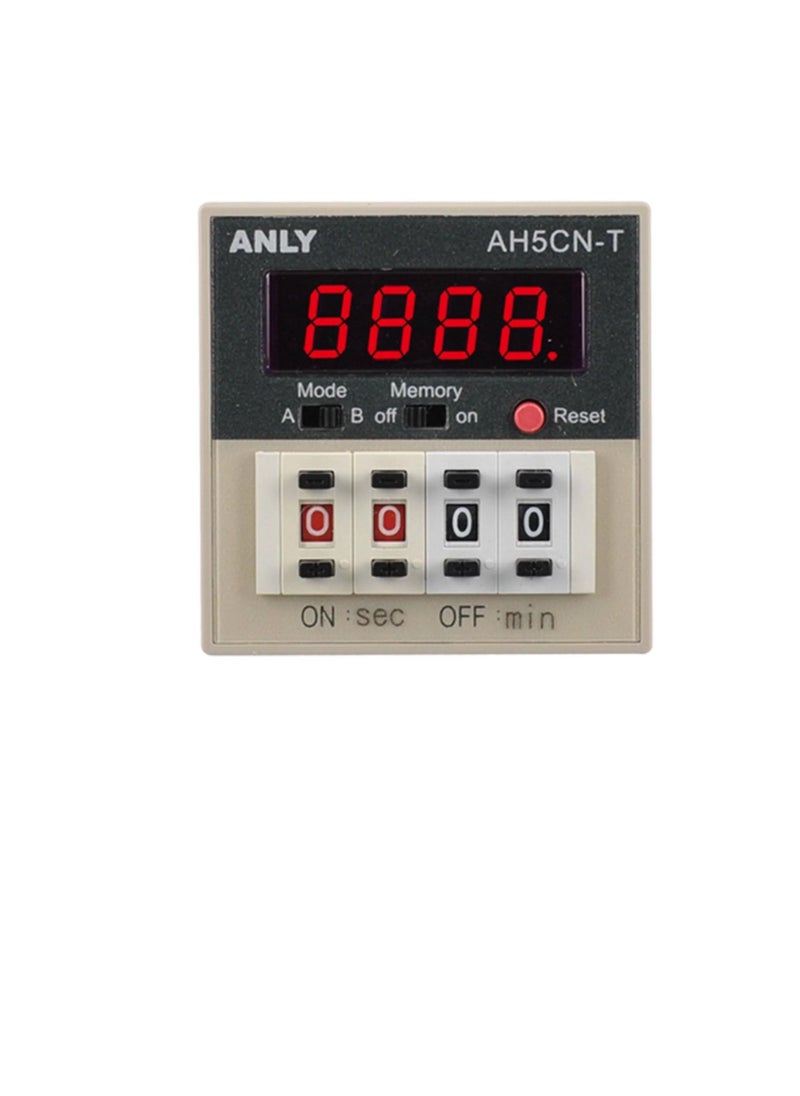 Digital Twin Timer 8Pin 100-240V AC/DC AH5CN-T