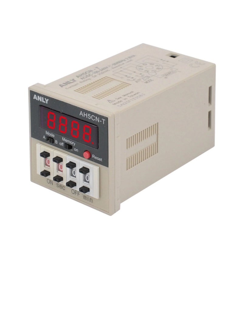 Digital Twin Timer 8Pin 100-240V AC/DC AH5CN-T