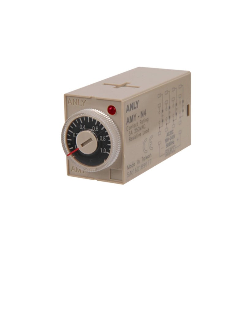 Multi Range Analogue Timer 14pin 5A - AMY-N4