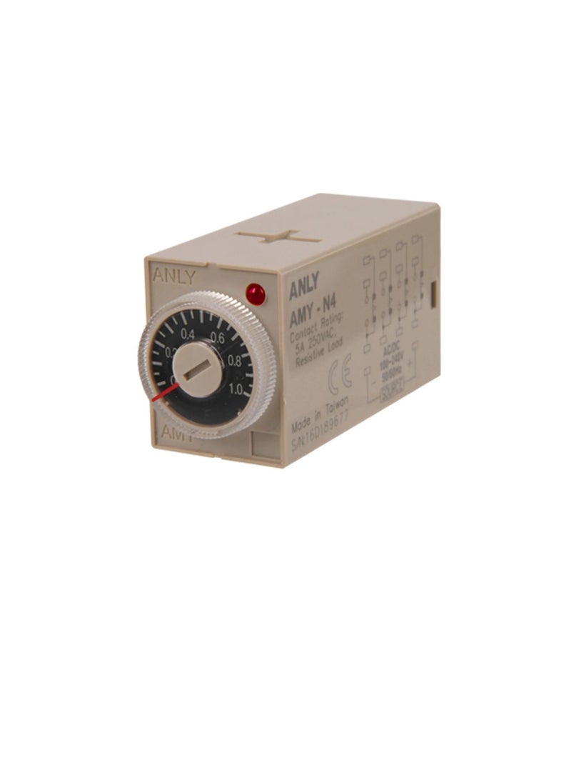 Multi Range Analogue Timer 14pin 5A - AMY-N4