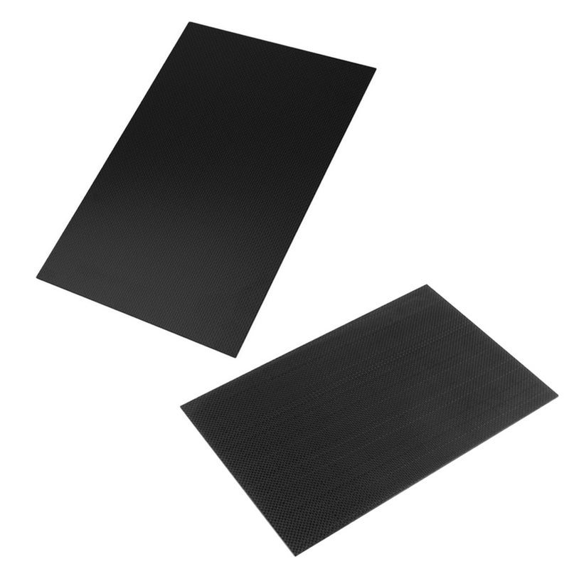 Carbon Fiber Plate Panel Sheet Black 30 x 3 x 20cm