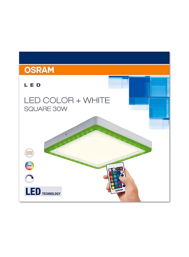 Osram Led Kids Room Wall And Ceiling square Light, Color Changing Led Light Remote Control White