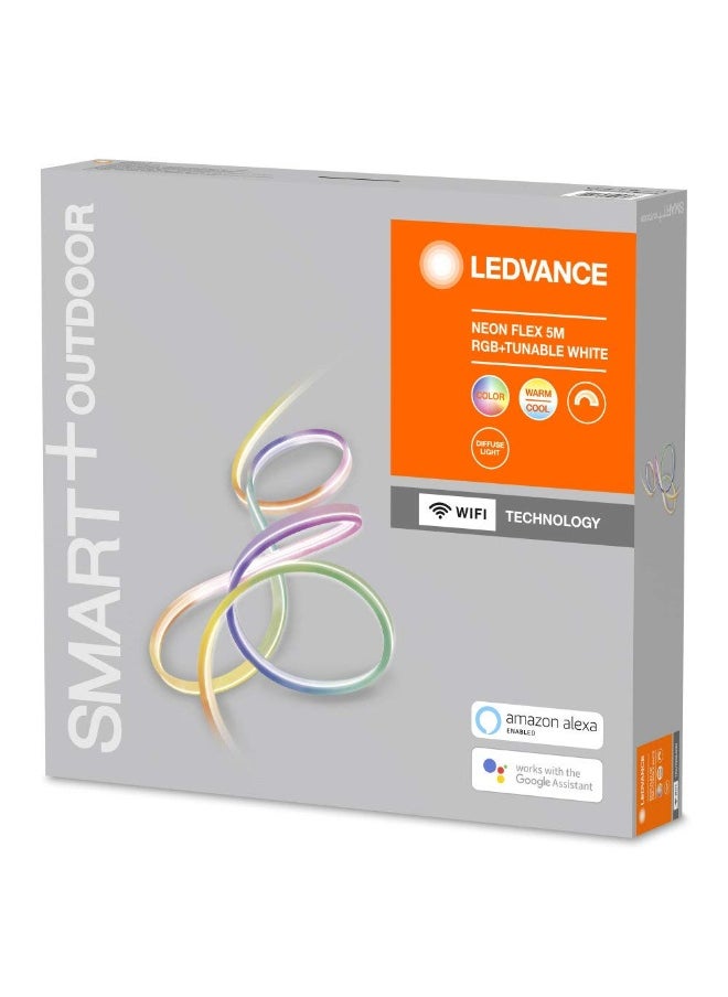 LEDvance Smart LED Ambiance Lightstrip With Wifi Technology For Outside (With Eu-Plug), 5 Meter, Ip44, Flexible And Bendable, Light Color Changeable(2700-6500K),Rgb Colors Changeable,Ip44, Smart+ Bt