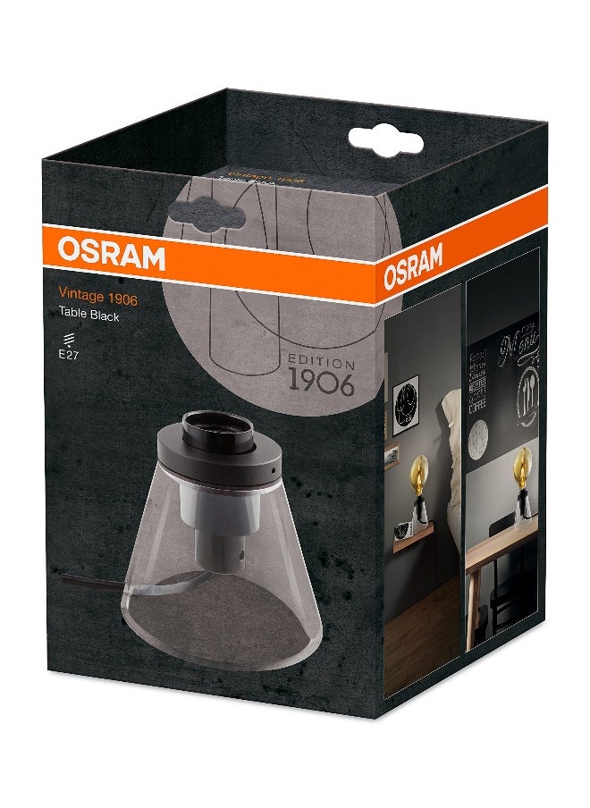 Osram Vintage Edition 1906 Glass Table Lamp, Black