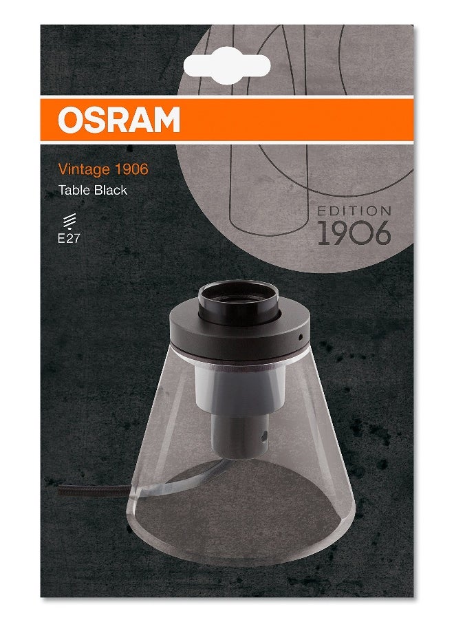 Osram Vintage Edition 1906 Glass Table Lamp, Black