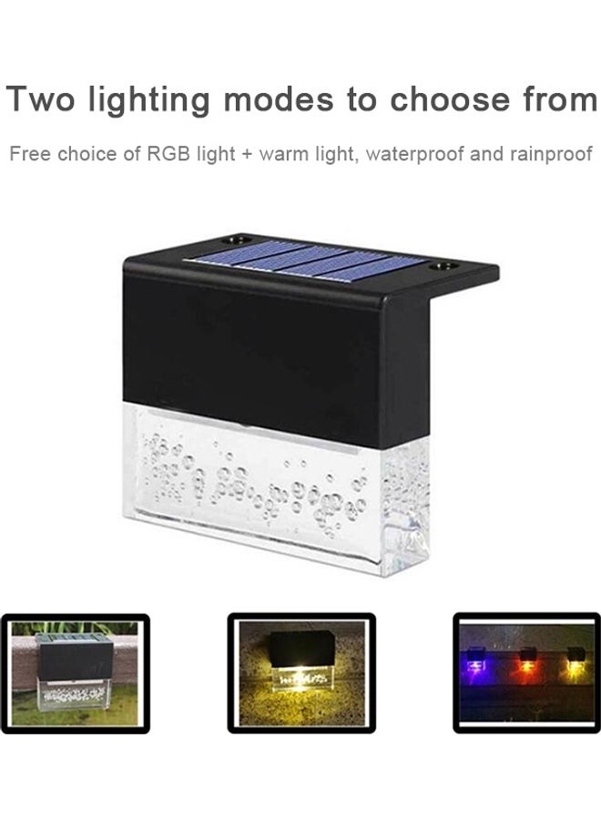 LED Solar Deck Lights Multicolour 14 x 9 x 10cm