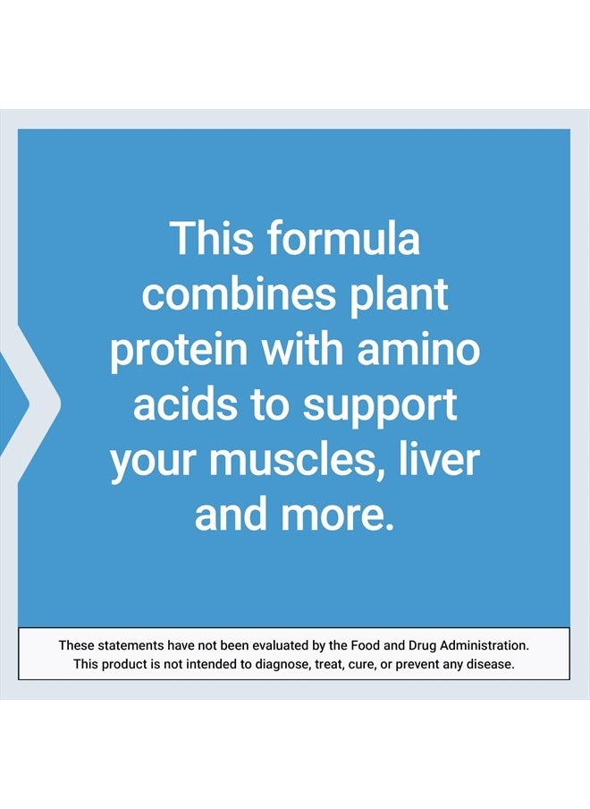 Wellness Code® Plant Protein Complete & Amino Acid Complex (Vanilla), Plant-Based Protein Powder Plus branched-Chain Amino acids, Gluten-Free, Non-GMO, Vegetarian, 450 Grams