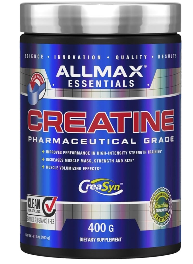 Creatine Monohydrate Powder 400g Unflavored