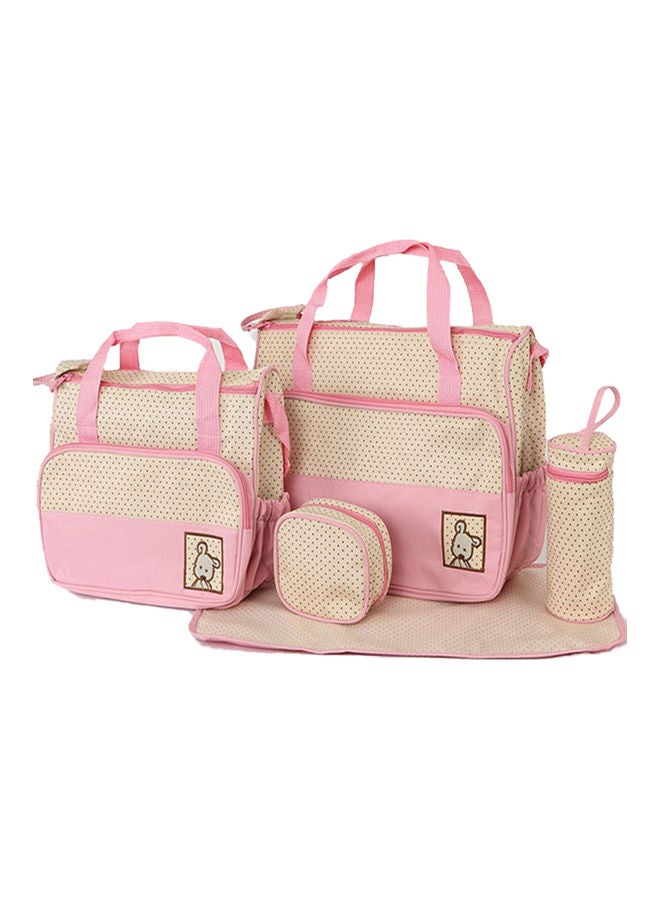 5-Piece Waterproof Large Capacity Travel Diaper Bag Set