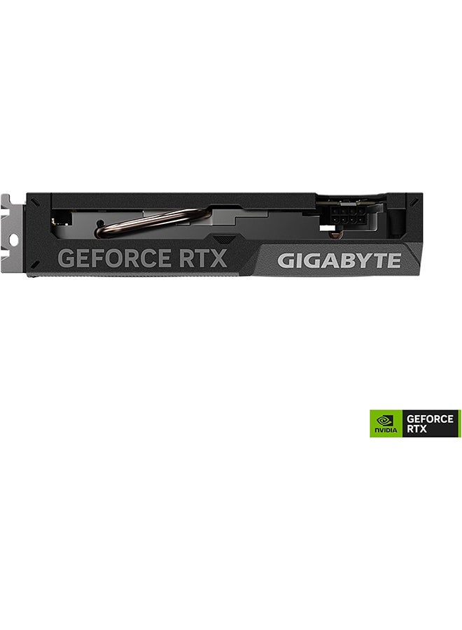 GeForce RTX 4060 WINDFORCE OC 8GB GDDR6 Graphics Card, 2475 MHz Core Clock, 3072 CUDA Cores, PCIe 4.0, Dual DP 1.4a & HDMI 2.1a, Ray Tracing, DLSS 3, Dual Fans, 4K Gaming, Low Power Consumption | GV-N4060WF2OC-8GD Black