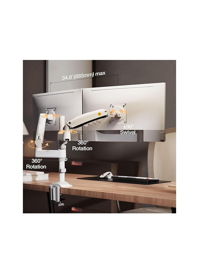 Dual Monitor Arm Dual Monitor Stand for Two 17