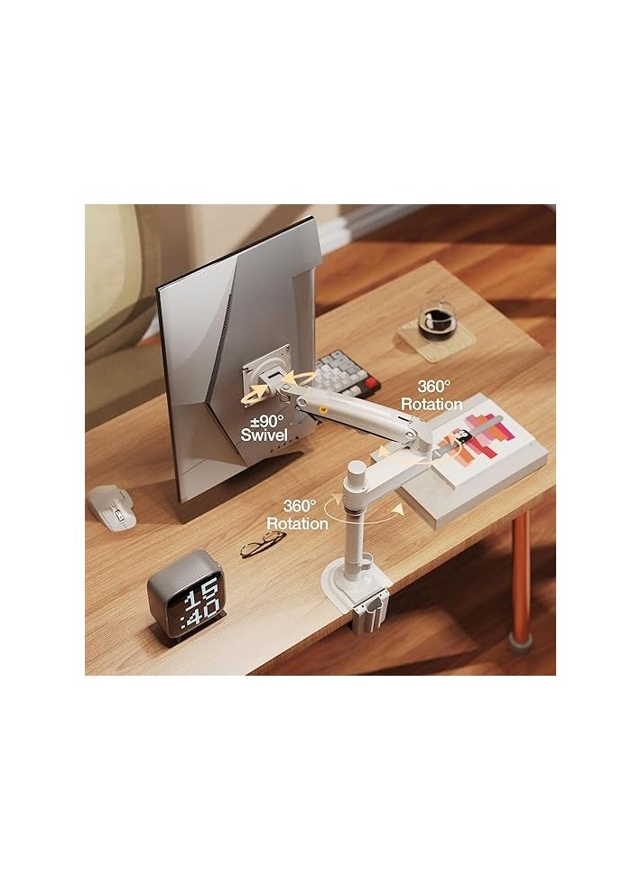 NB H100 Monitor Arm Gas Spring Ergonomic Desk Mount Supports 17