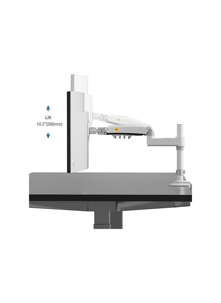 NB H100 Monitor Arm Gas Spring Ergonomic Desk Mount Supports 17