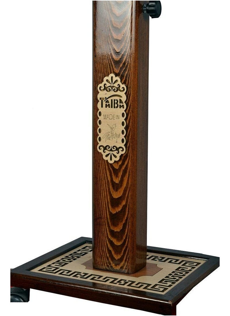 High quality laser engraved wooden Turkish Quran holder  .  LARGE SIZE model 005