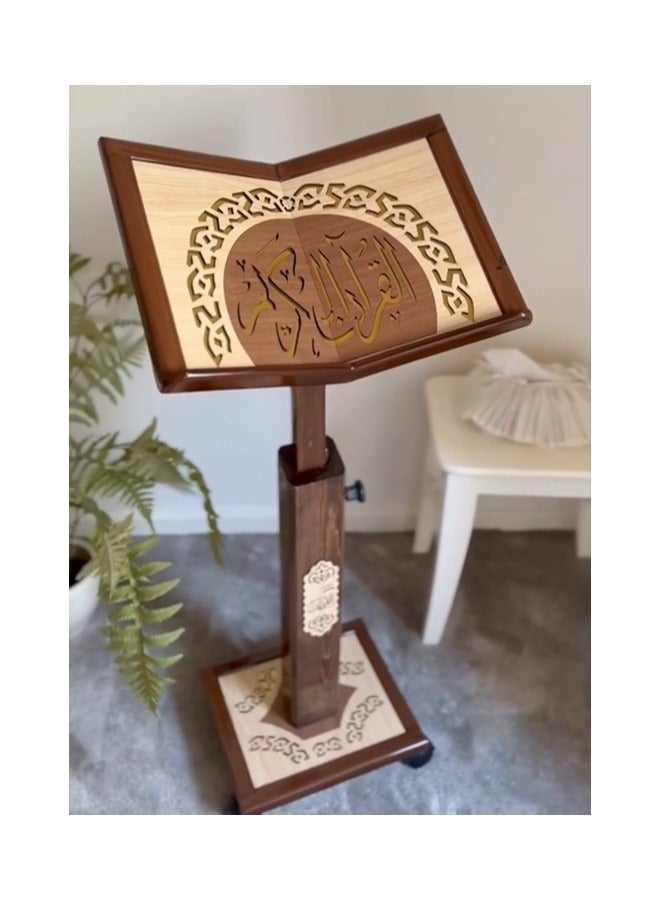 The Holy Quran holder laser engraved .  Large SIZE model 008