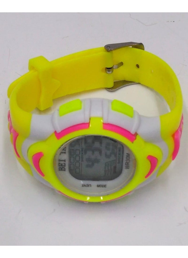 Colourful Digital Children Sports Watches, Set of 10,