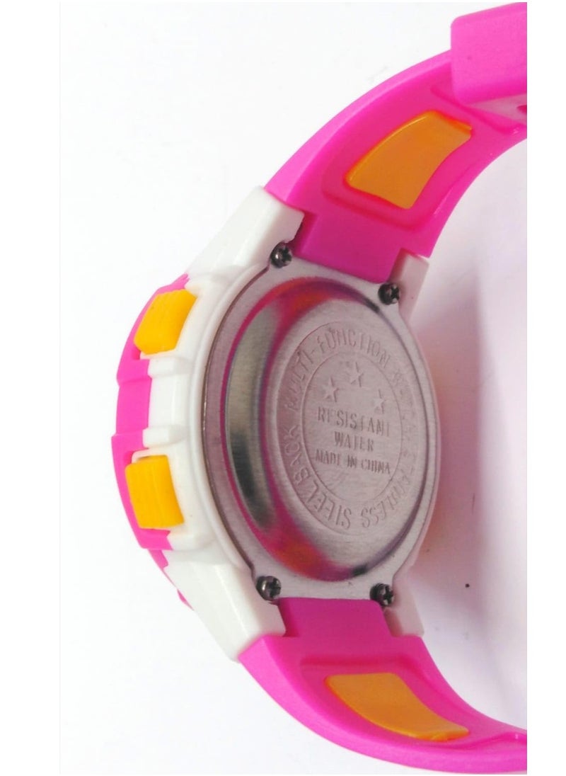 Colourful Digital Children Watches, Set of 10, Assorted Colours