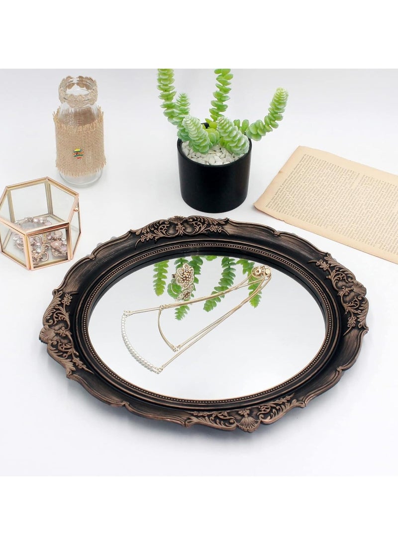 Antique Wall Mirror Oval 29