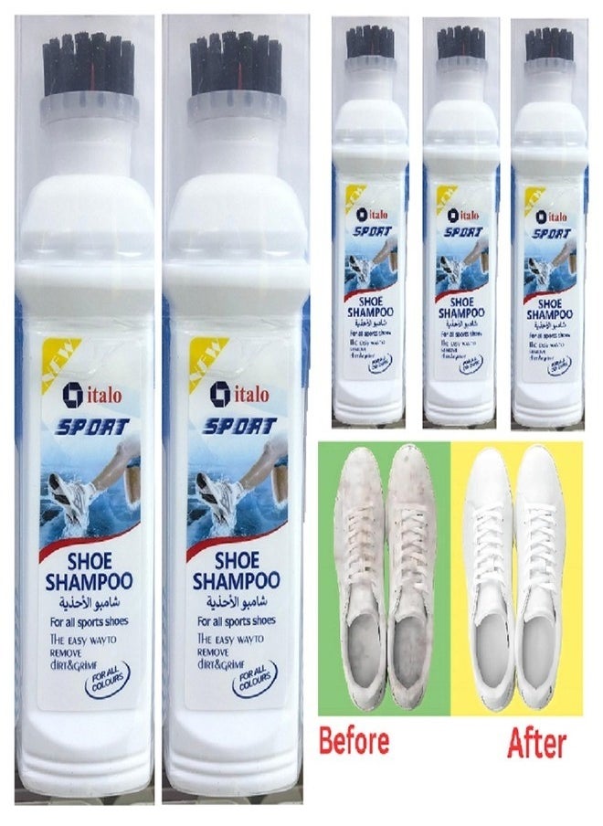 2-Pcs Sneaker Shampoo, Sports Shoe Cleaner For All Color