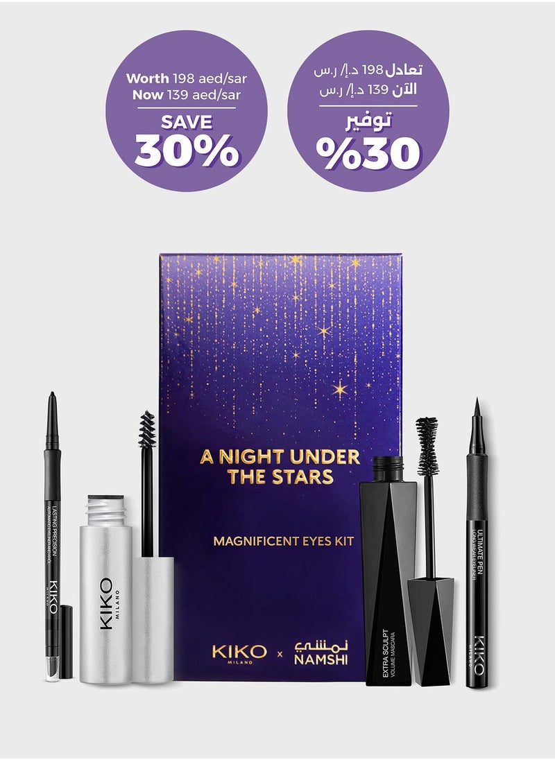 Kiko X Namshi Magnificent Eyes Kit, Savings 30%