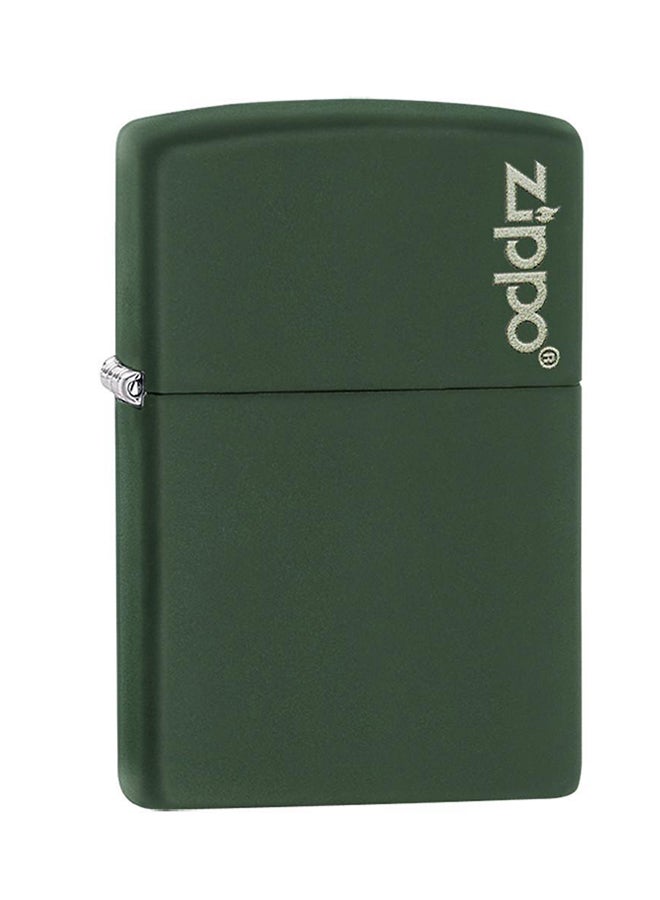 Windproof Gas Lighter Green Matte