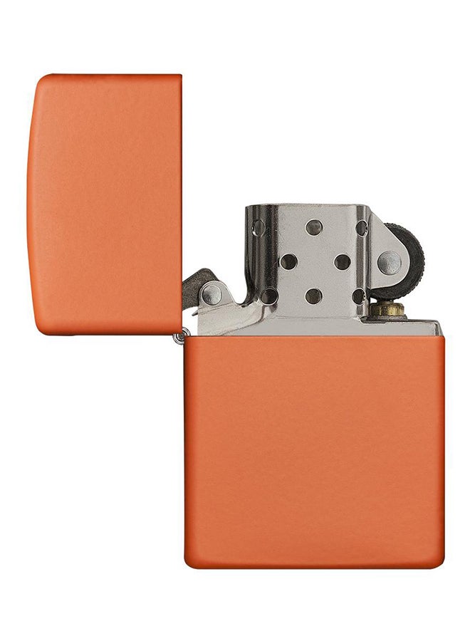 Classic Windproof Gas Lighter Matte Orange