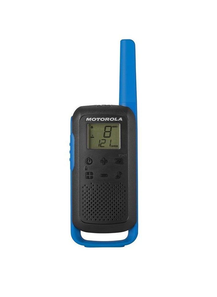 MOTOROLA TALKABOUT T62 Walkie-talkies Blue Twin Back