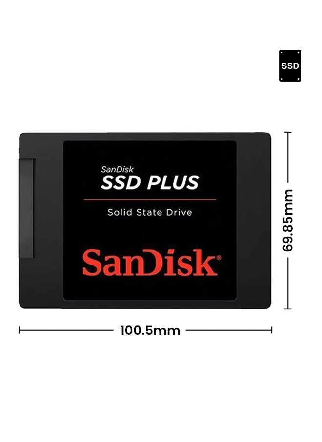 SSD PLUS Internal Hard Drive Black