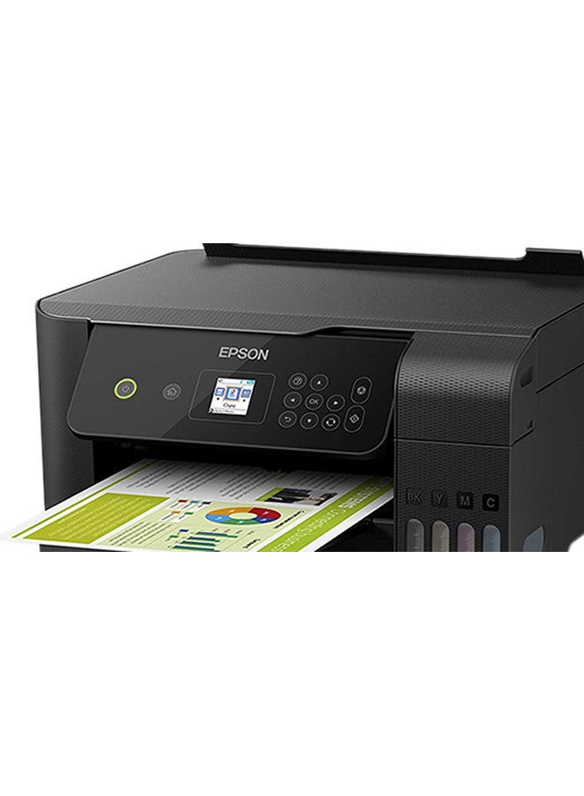 Ecotank Wi-Fi Compact All-In-One Printer Black-L3160